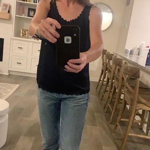 Navy blue H&M size small tank